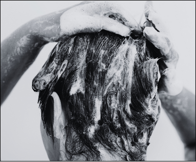showering